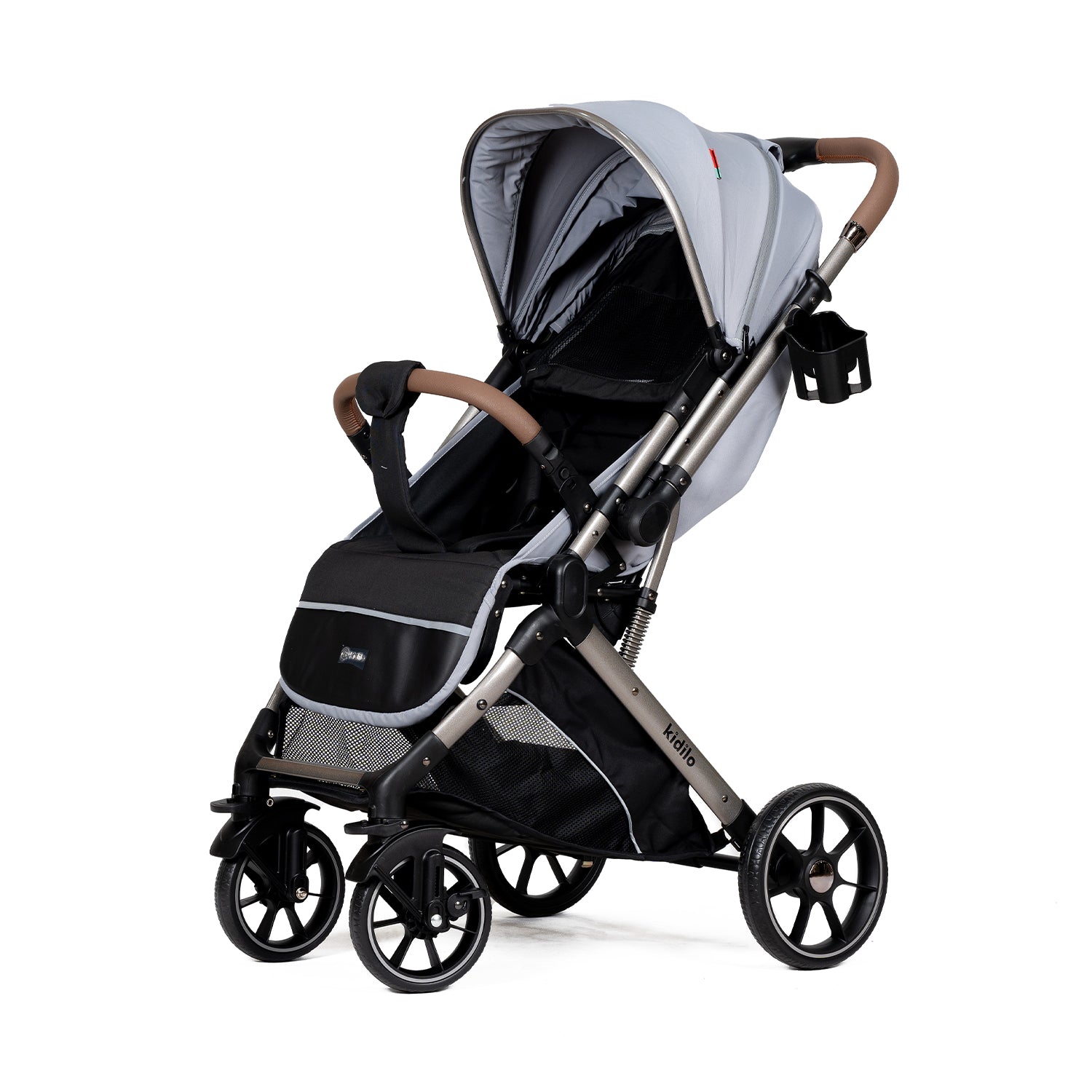 Kidilo 6600 Baby Stroller – Reversible Handle Compact Travel Pram