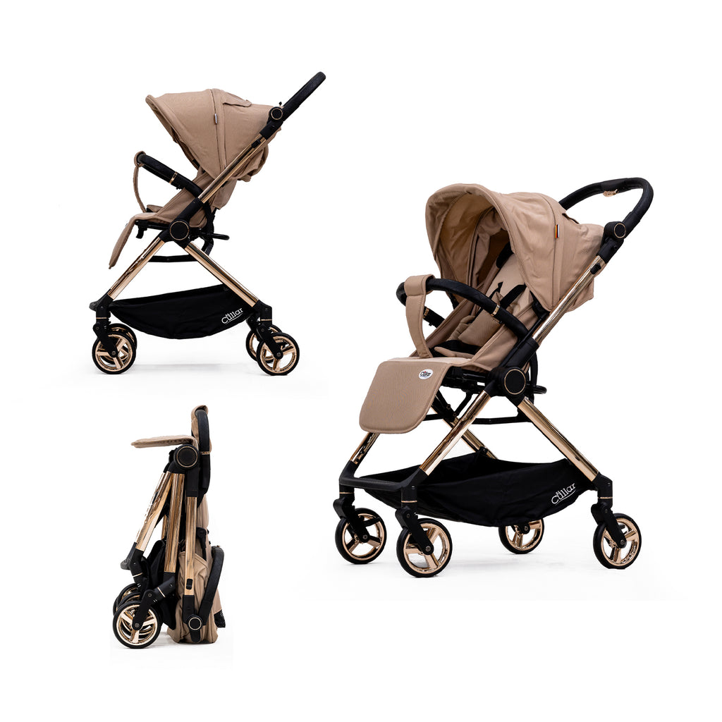 Cullar S1004 Baby Stroller – Compact Reversible Handle Pram