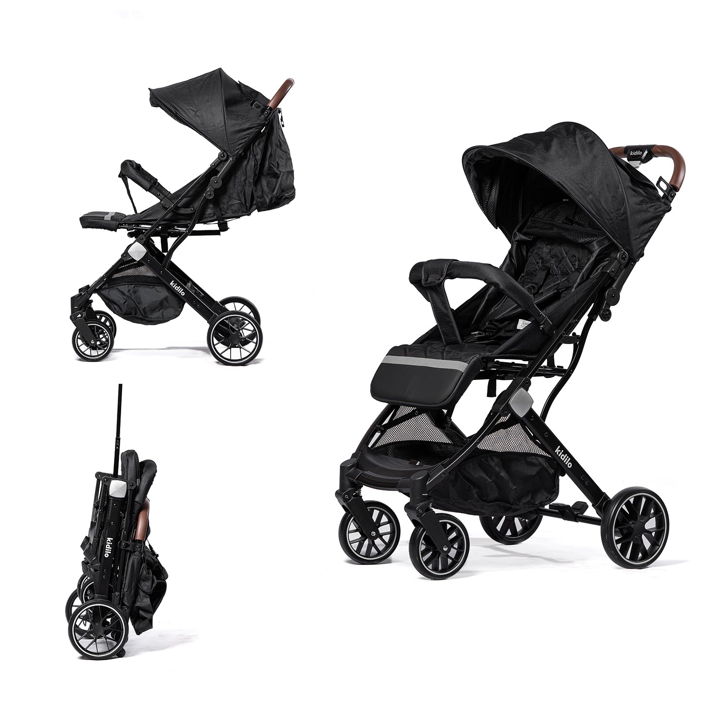 Kidilo K9G Travel Stroller – Lightweight Compact Umbrella Pram