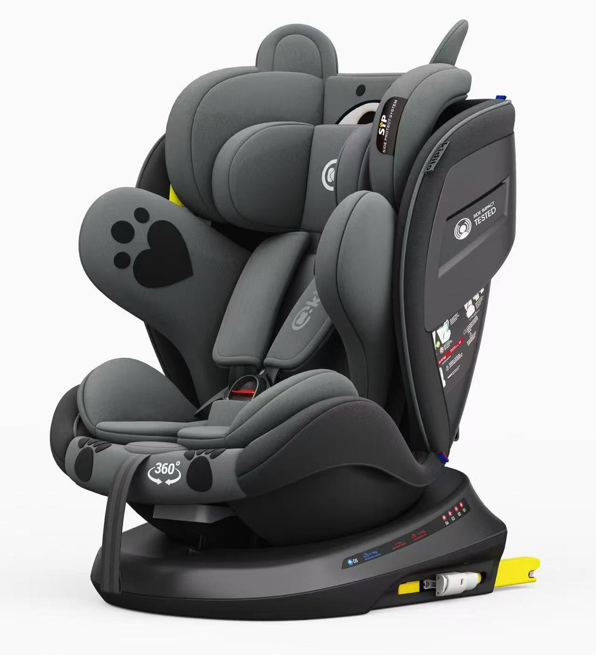 Kidilo 946 360° Rotating ISOFIX Baby & Child Car Seat with Side Impact Protection