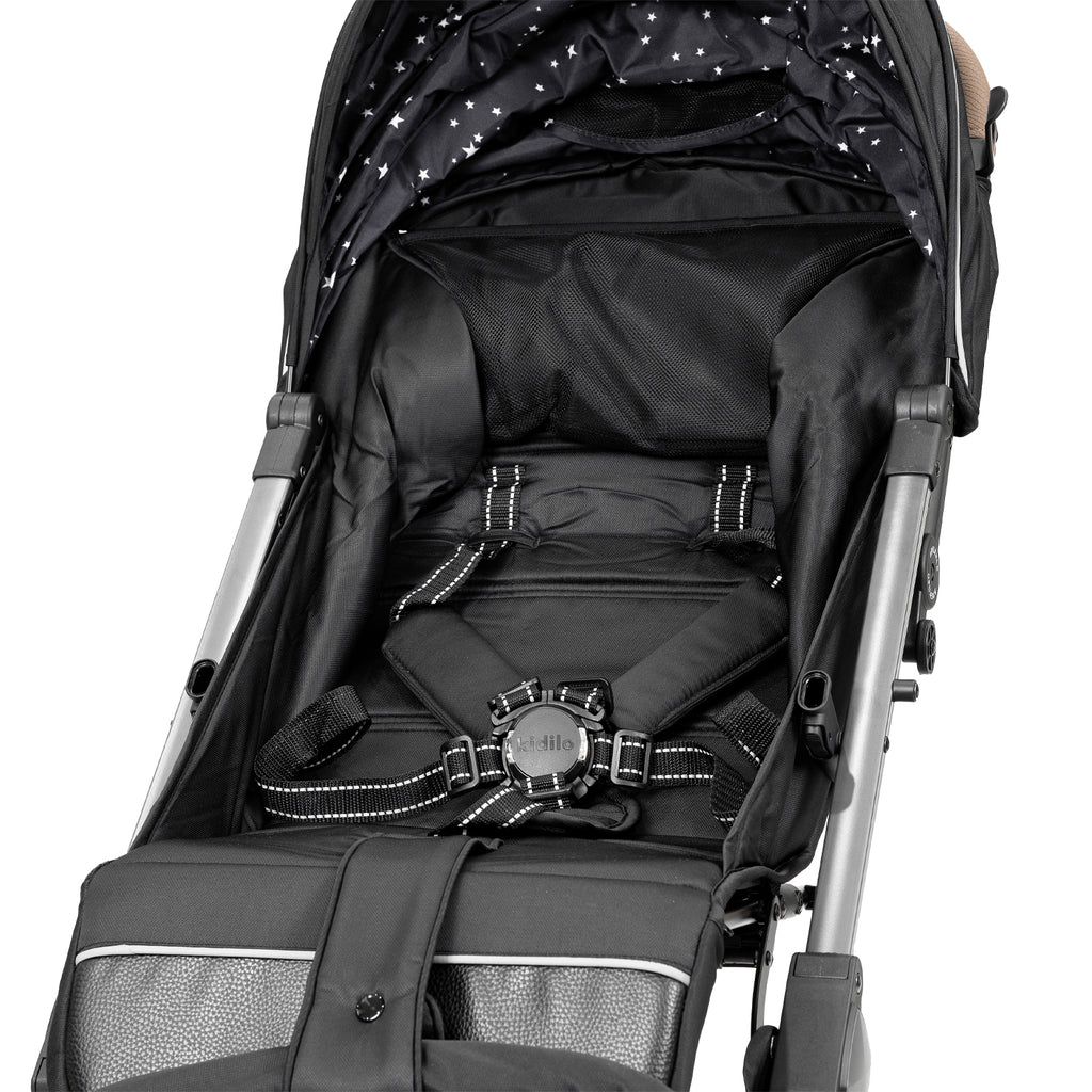 Kidilo V1 Baby Stroller – Lightweight Foldable Travel Pram