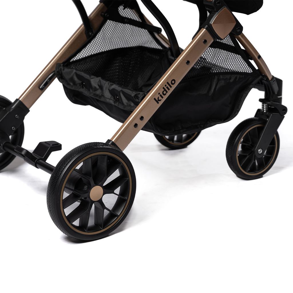 Kidilo K10G Travel Stroller – Lightweight Compact Cabin-Friendly Pram