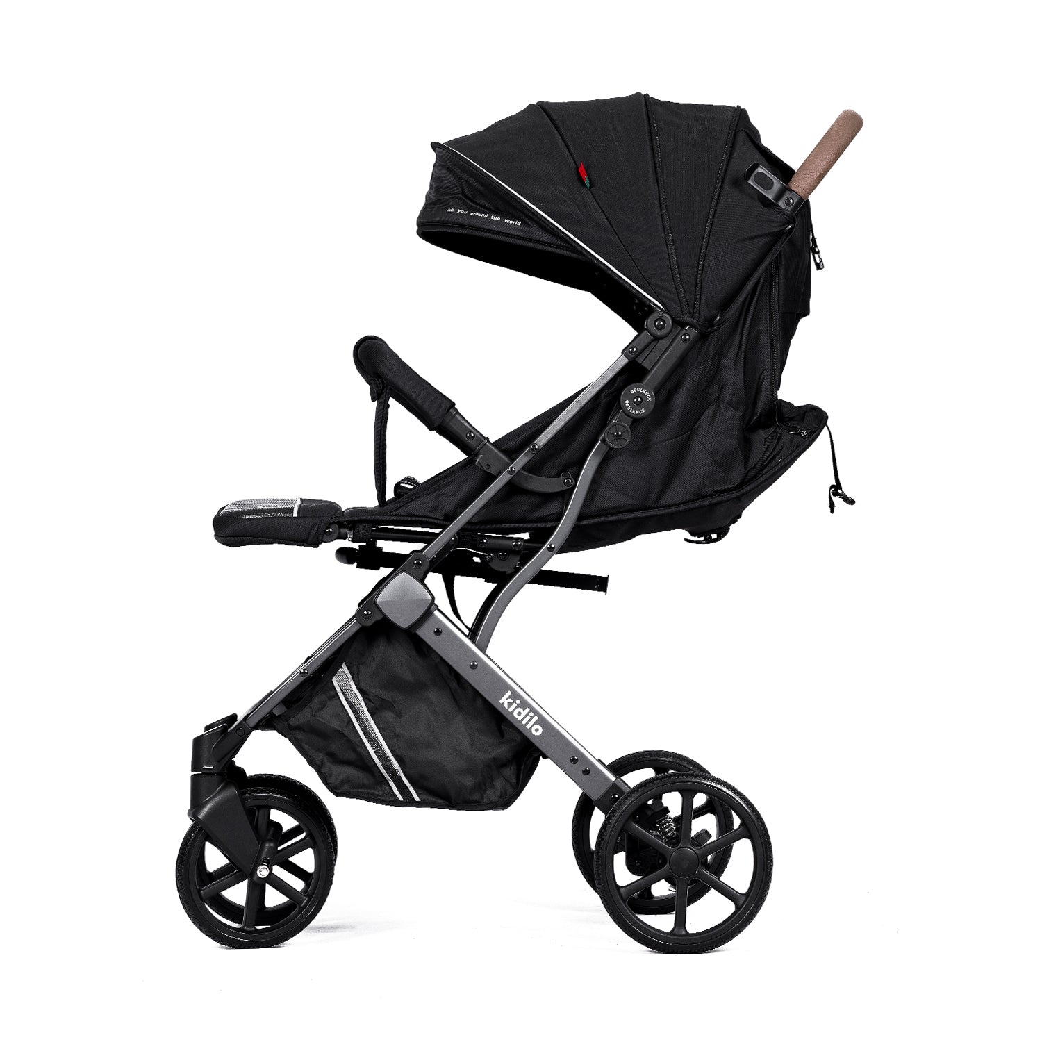 Kidilo V1 Baby Stroller – Lightweight Foldable Travel Pram