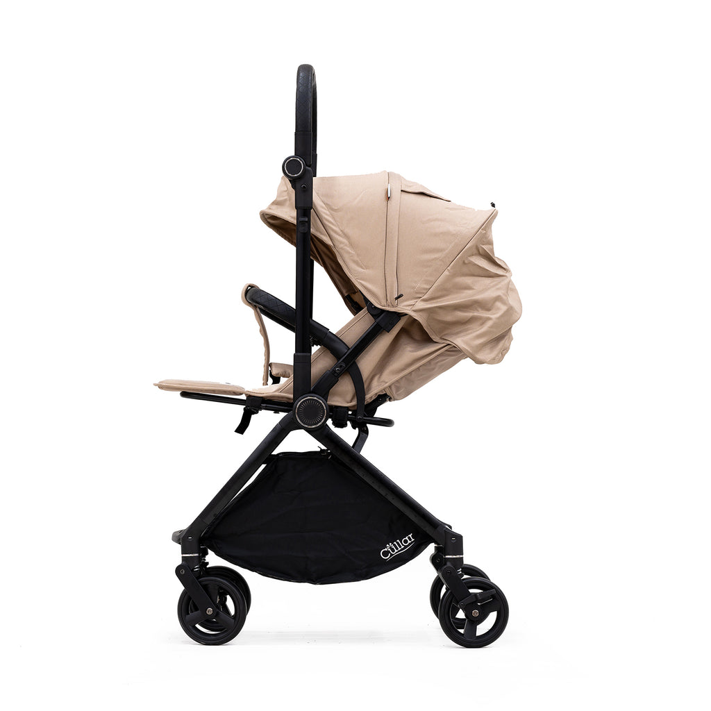 Cullar S1005 Baby Stroller – Premium Compact 360° Swivel Pram
