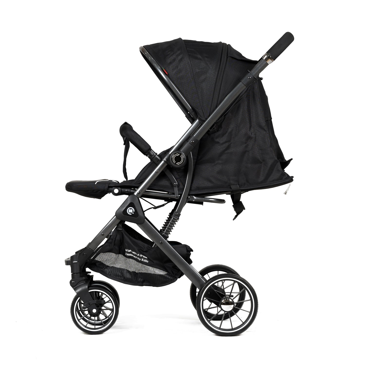 Cullar S490 Baby Stroller – Compact 360° Wheels Travel Pram