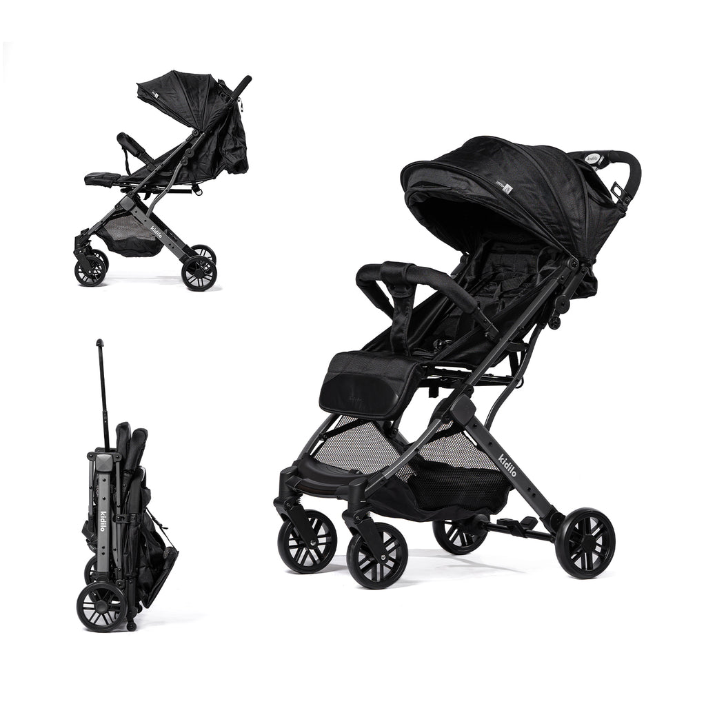 Kidilo K8Pro Baby Stroller – Lightweight Foldable Travel Pram