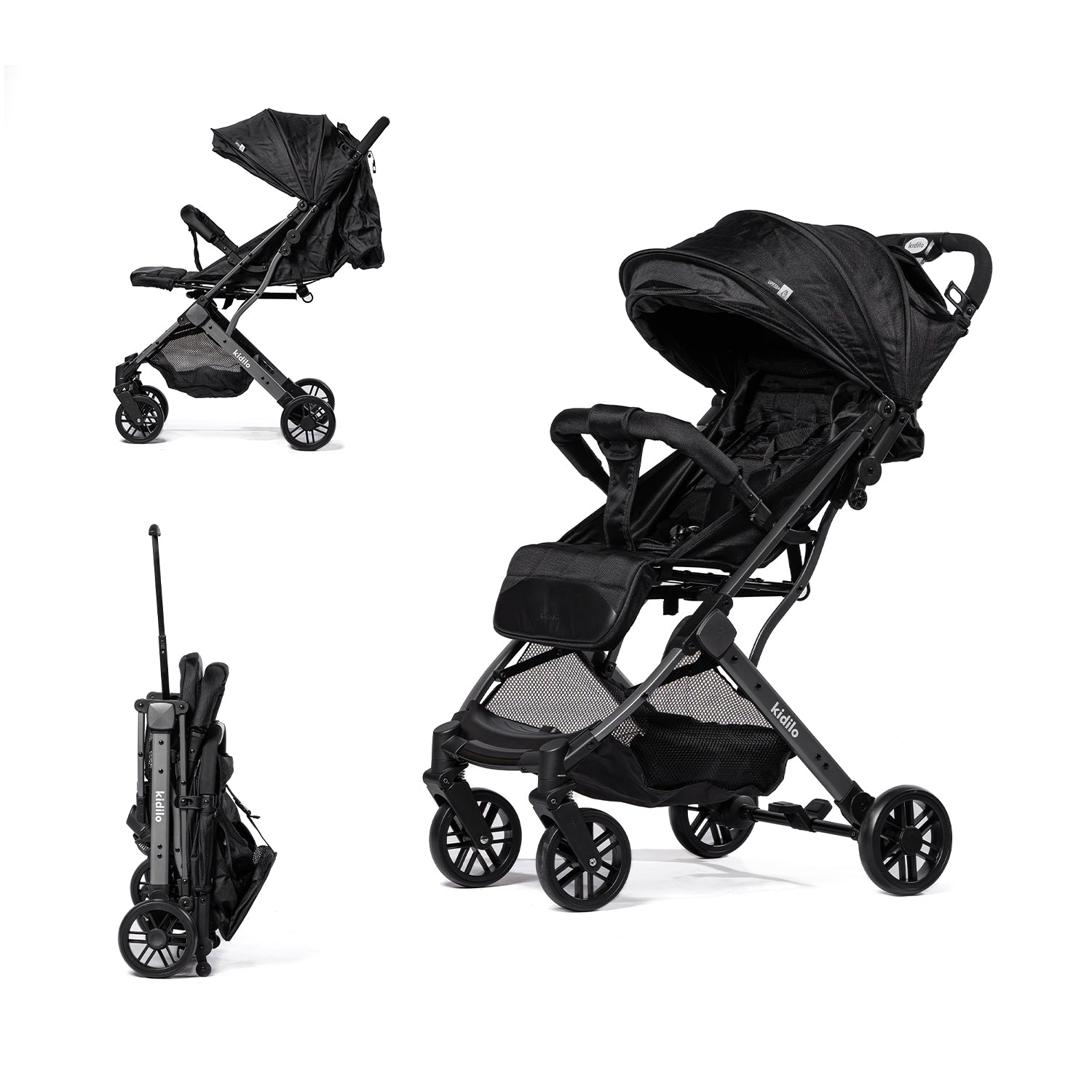 Kidilo K8Pro Baby Stroller – Lightweight Foldable Travel Pram
