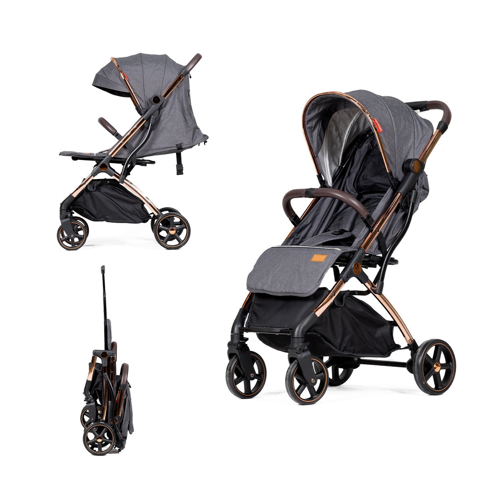 Ultra Luxury & Lightweight Compact Travel Stroller and  Comfortable, Foldable Stroller for Infants & Toddlers Up to 5 Years | Perfect Baby Travel Gear, Umbrella Baby Stroller