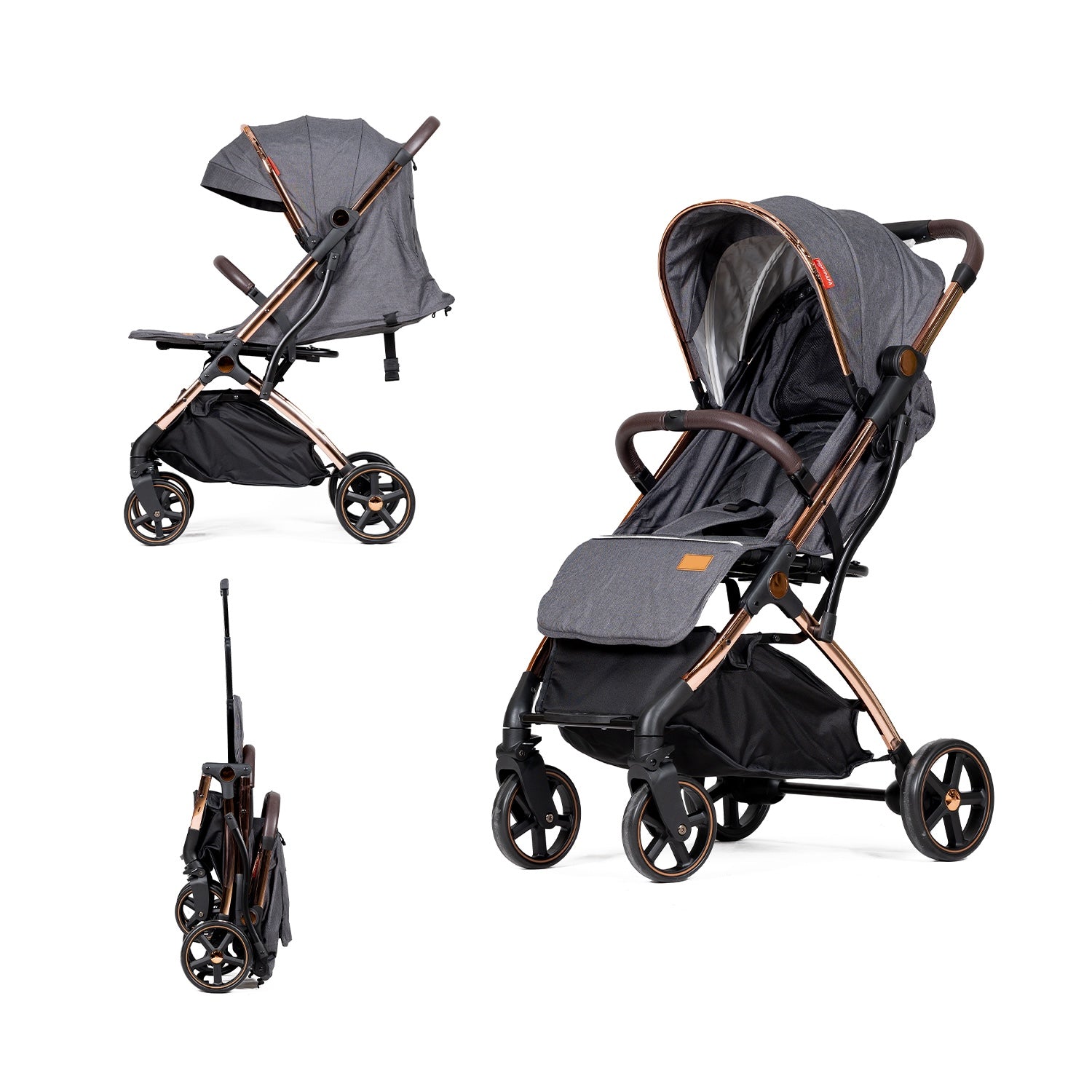 Ultra Luxury & Lightweight Compact Travel Stroller and  Comfortable, Foldable Stroller for Infants & Toddlers Up to 5 Years | Perfect Baby Travel Gear, Umbrella Baby Stroller