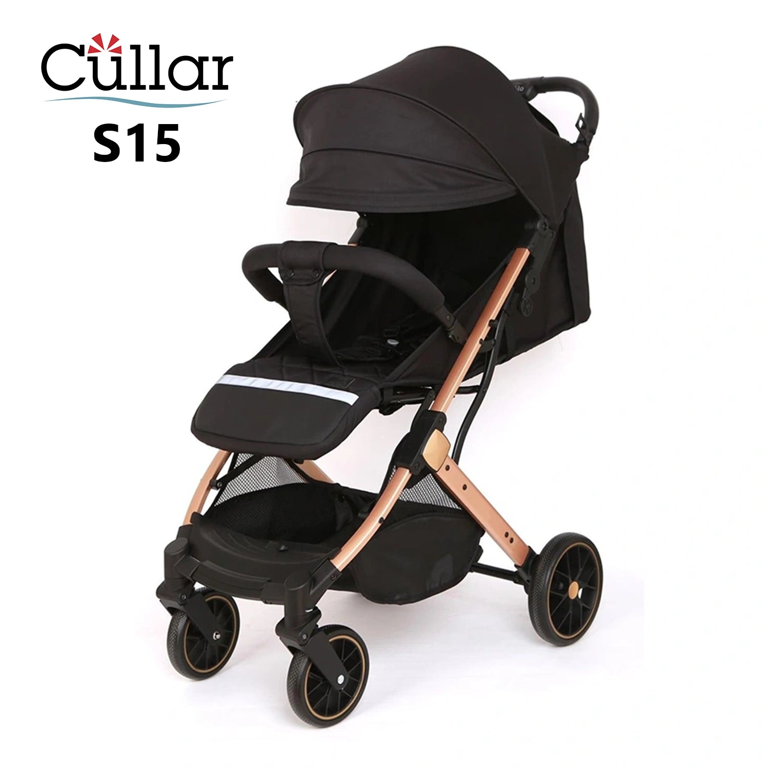 Cullar S15 Baby Stroller – Compact One-Hand Fold Lightweight Pram
