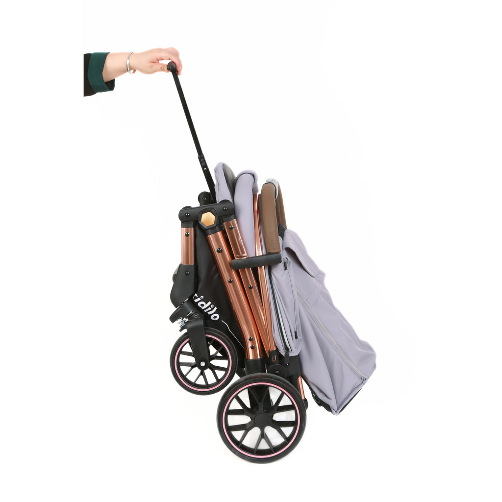 KIDILO V3 Lightweight Baby Stroller | Compact Fold Travel Pushchair with Multi-Recline Seat & All-Terrain Wheels UAE