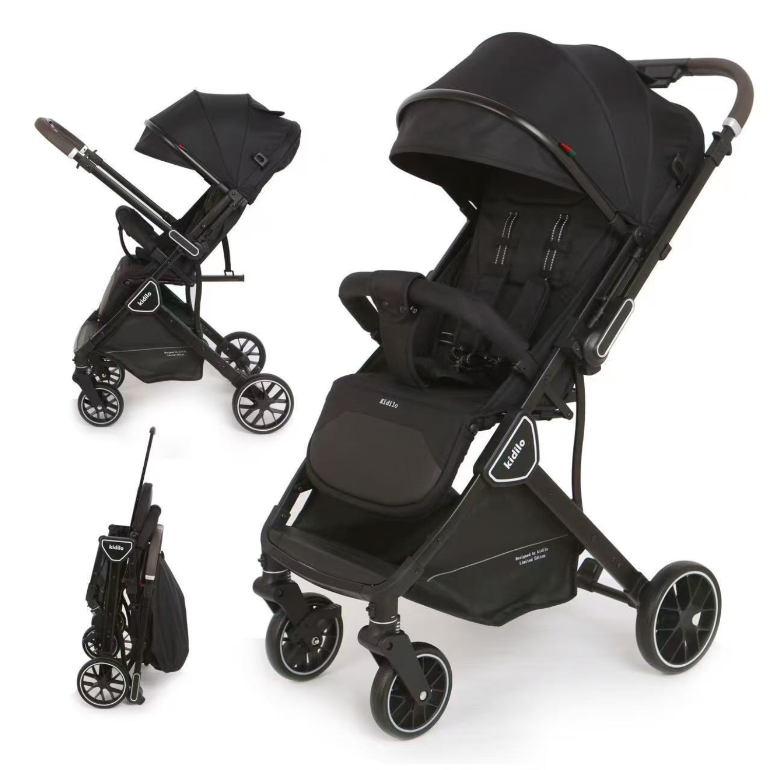 Kidilo K919 Baby Stroller – Lightweight Foldable Travel Pram